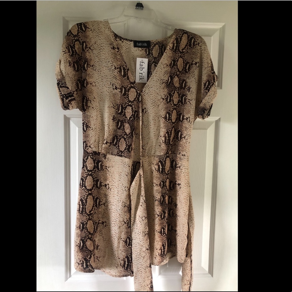 Fab’rik Snakeskin Romper